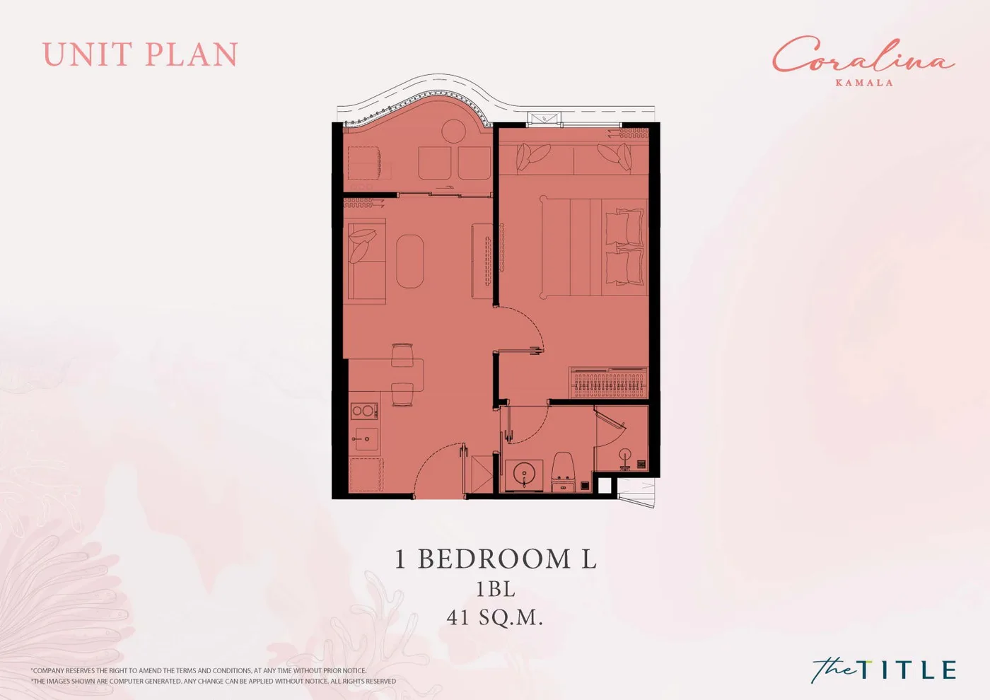 1BR (L) — floor plan