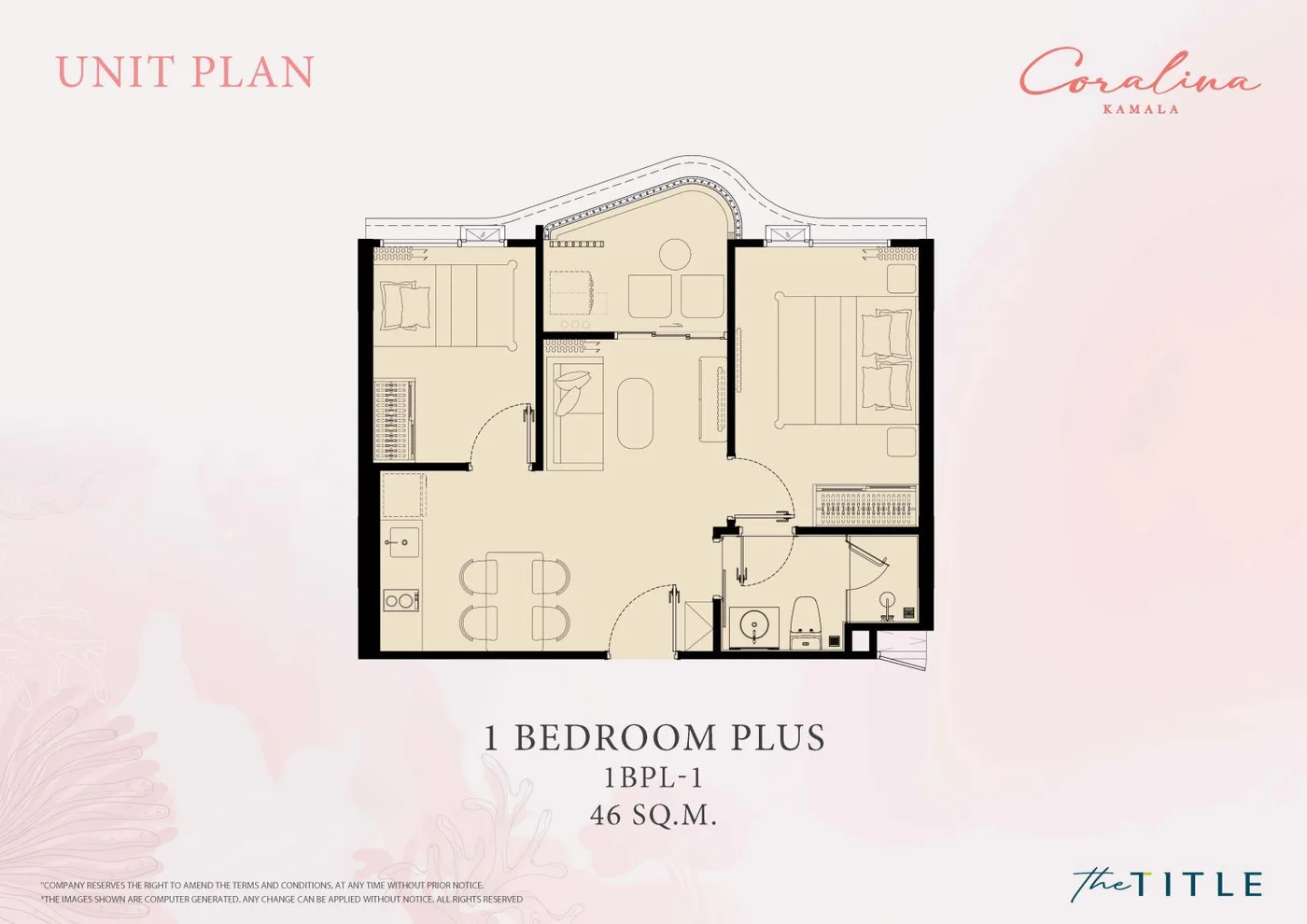 1BR Plus — floor plan