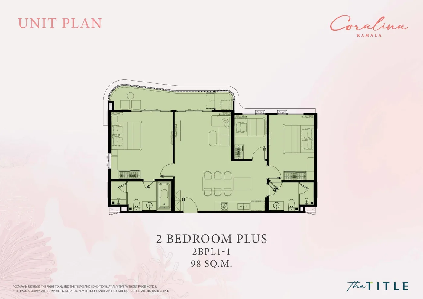 2BR Plus — floor plan